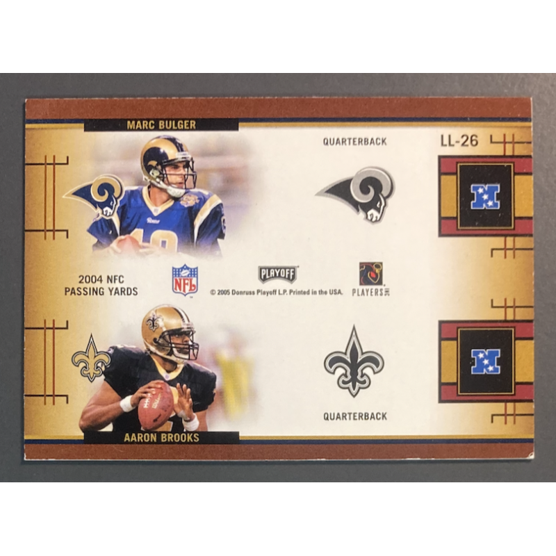 carte NFL 2005 Playoff Prestige League Leaders - LL26