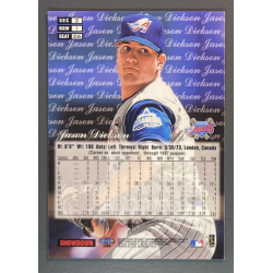 MLB JASON DICKSON 1998 Flair Showcase Grace Row 1 Card