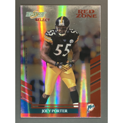 NFL Card Joey Porter 2007 Score Select Red Zone 19/30