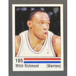 NBA card Mitch Richmond 1989 Panini Stickers spanish rookie edition