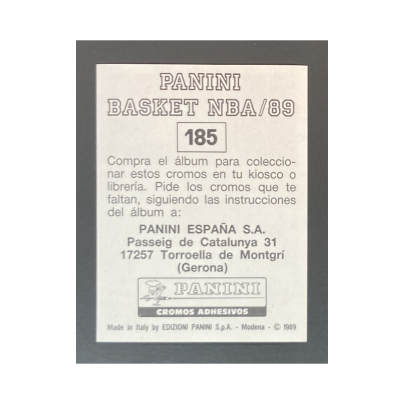 Carte NBA Mitch Richmond 1989 Panini Stickers spanish edition rookie