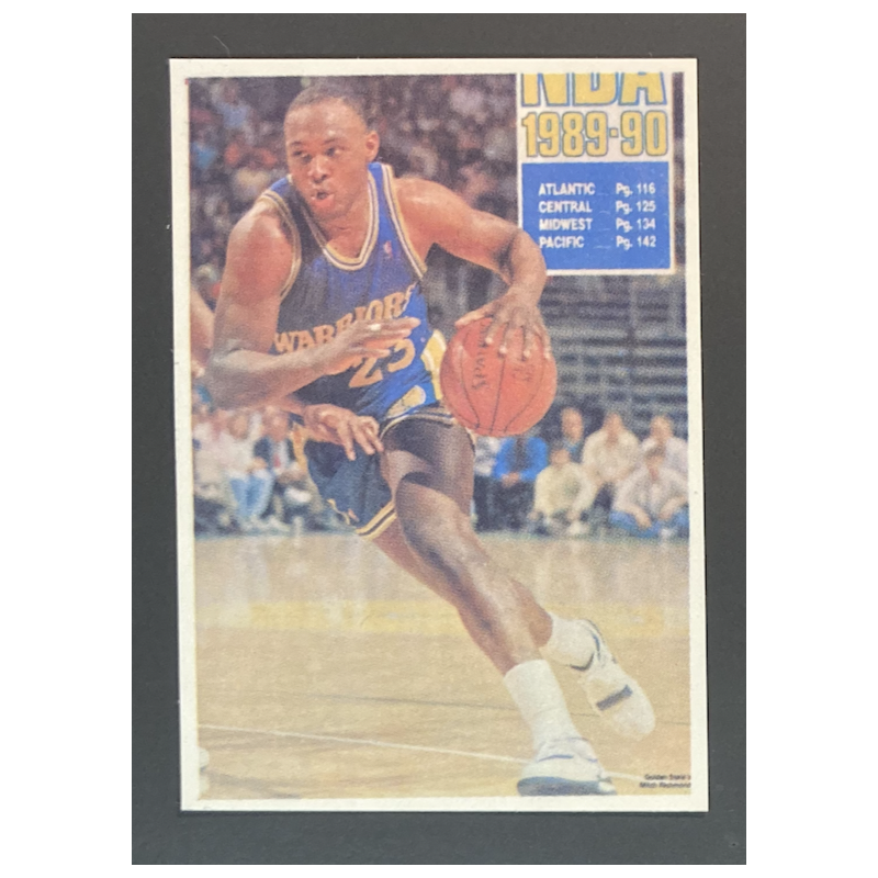 NBA Mitch Richmond Card 1989-90 CAO Sticker - 2