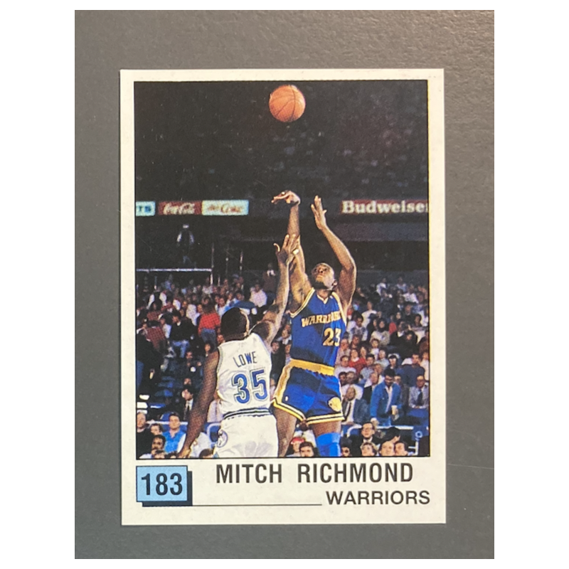 Carte NBA Mitch Richmond 1989-90 panini spanish sticker - 183