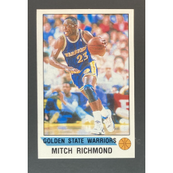 NBA card Mitch Richmond 1990-91 panini sticker - 30