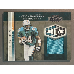 carte NFL Travis Minor 2001 Playoff Honors Rookie Jersey 106/725