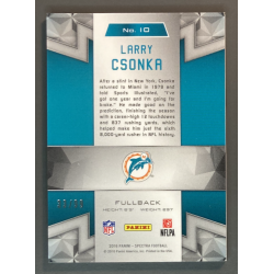 carte NFL Larry Csonka 2016 Panini Spectra 33/99