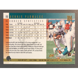 carte NFL Bernie Parmalee 1996 Donruss First 2000 Printed
