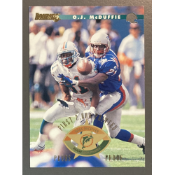 NFL Card O.J Mcduffie 1996 Donruss First 2000 Printed