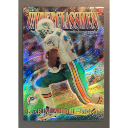 NFL Card Karim Abdul Jabbar 1997 Topps Chrome Underclassmen - U2