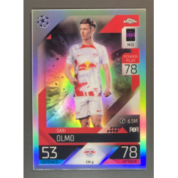 Football card Dani Olmo 2022-23 Topps Chrome Match Attax Preview