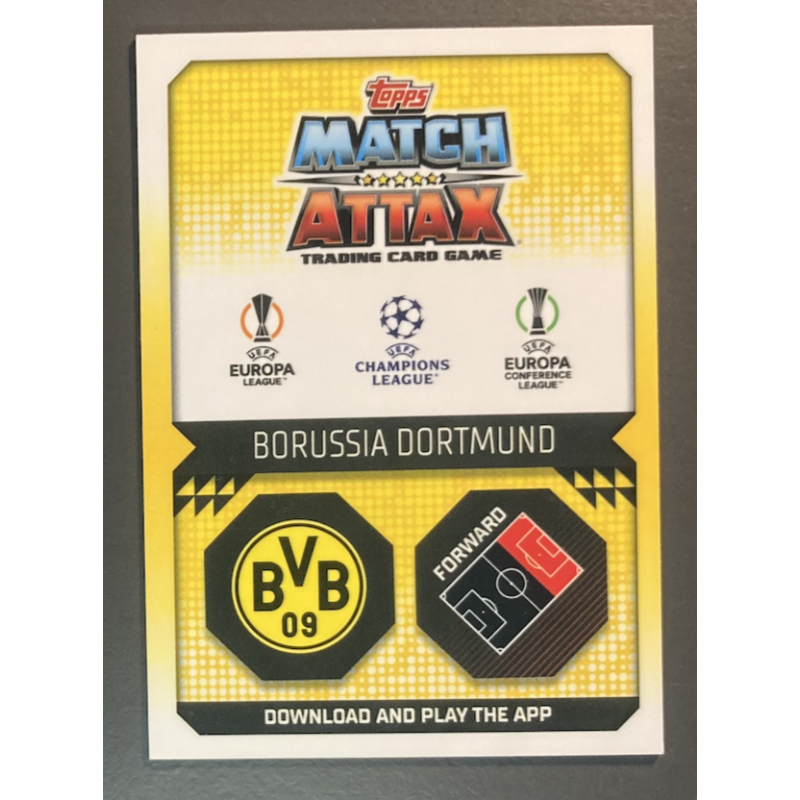 Carte de foot Donyell Malen 2022-23 Topps Chrome Match Attax Preview