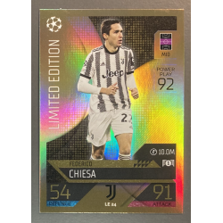 Football card Federico Chiesa 2022-23 Topps Match Attax Limited Ed