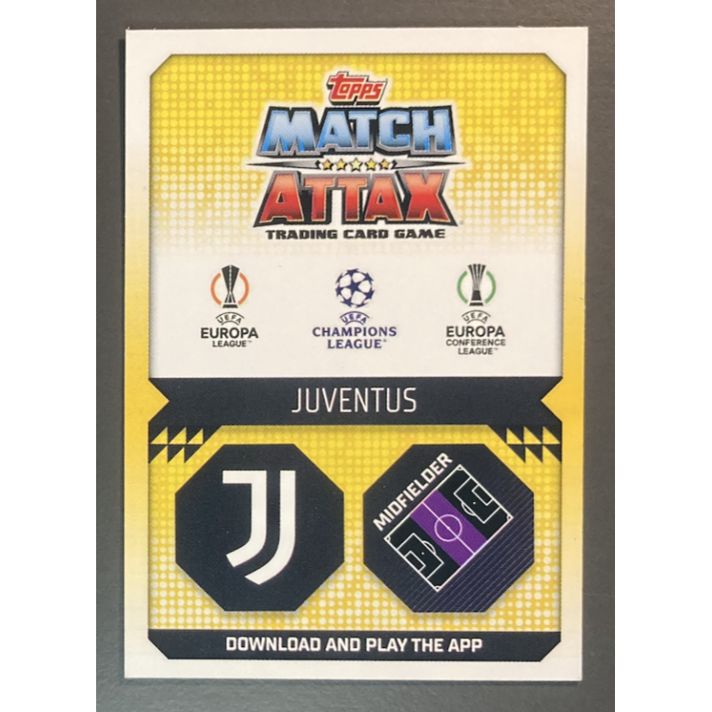 Carte de foot Federico Chiesa 2022-23 Topps Match Attax Limited Ed