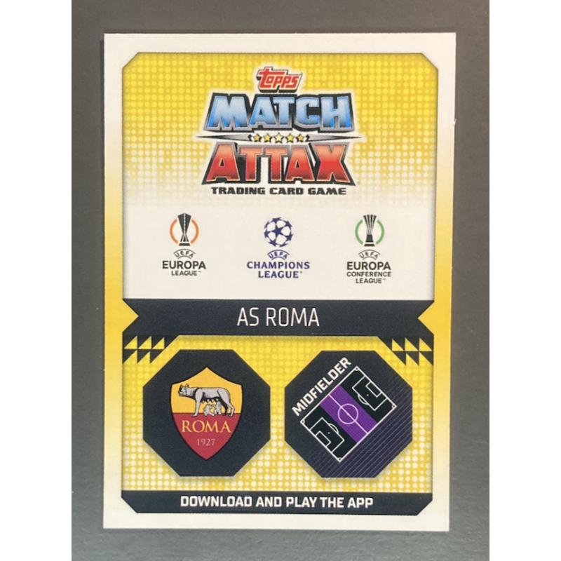 Football card Nicolo Zaniolo 2022-23 Topps Match Attax Limited Edition