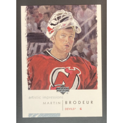 NHL Card MARTIN BRODEUR 2002-03 UD Artistic Impressions - 52
