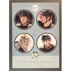 NHL Card 2002-03 Upper Deck Vintage Penguins Checklist