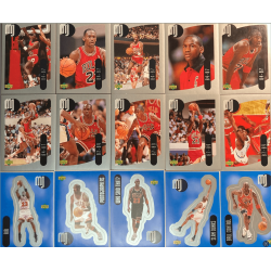 NBA cards Upper Deck 1998 Michael Jordan Stickers set