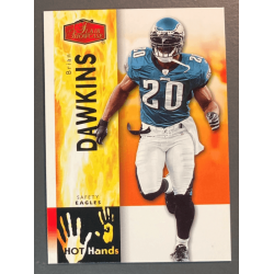 NFL Card BRIAN DAWKINS 2006 Flair Showcase Hot Hands - HH3