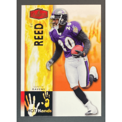 NFL Card ED REED 2006 Flair Showcase Hot Hands - HH10