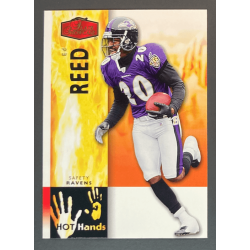 Carte NFL ED REED 2006 Flair Showcase Hot Hands - HH10