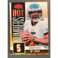 NFL CARD DONOVAN McNABB 2006 Flair Showcase Hot Numbers