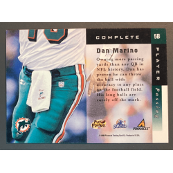 carte NFL Dan Marino 1998 Score Complete Player Passing - 5B