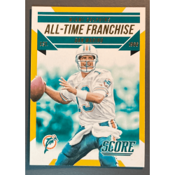 NFL CARD Dan Marino 2015 Panini Score All-time Franchise gold