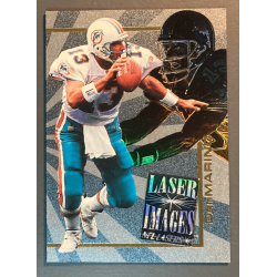NFL CARD Dan Marino 1996 score board Laser Images - I15