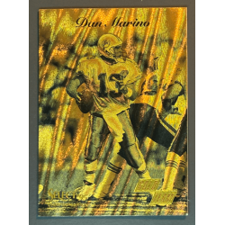 carte NFL Dan Marino 1996 Select Certified Edition Gold team Promo