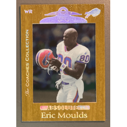 NFL card ERIC MOULDS 1999 Absolute SSD Coaches Collection Silver