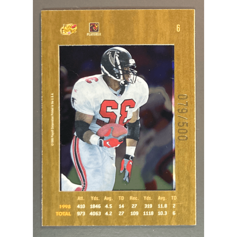 carte NFL JAMAL ANDERSON 1999 Absolute SSD Coaches Collection