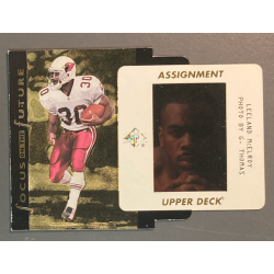 NFL card LEELAND McELROY 1996 Upper deck SP Focus on the Future