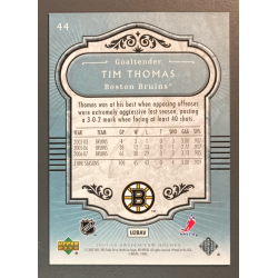 NHL card TIM THOMAS 2007-08 Upper deck Artifacts Blue 06/25