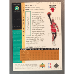 NBA card MICHAEL JORDAN 1998-99 SPx Finite Promo Sample /0000
