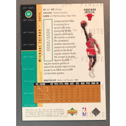 carte NBA MICHAEL JORDAN 1998-99 SPx Finite Promo Sample /0000
