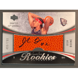 JOSH BOONE 2006-07 UD SWEET SHOT ROOKIES AUTO 499/799