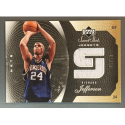 RICHARD JEFFERSON 2005-06 SWEET SHOT JERSEY GOLD 49/50