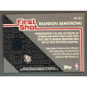 BRANDON ARMSTRONG 2001 TOPPS FIRST SHOT JERSEY