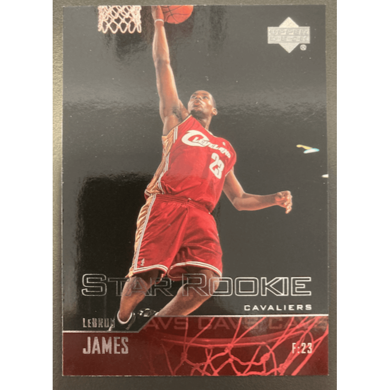 carte NBA LEBRON JAMES 2003 UPPER DECK STAR ROOKIE - 301