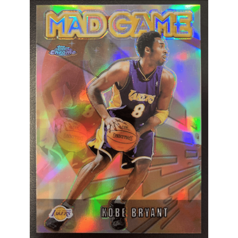 KOBE BRYANT 2001 TOPPS CHROME REFRACTOR MADE GAME MG6