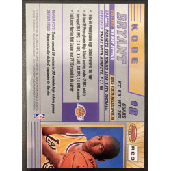 NBA card KOBE BRYANT 1996 BOWMAN BEST ROOKIE - R23