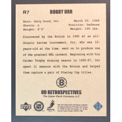 BOBBY ORR 2002-03 UD Artistic Impressions Retrospectives - R7