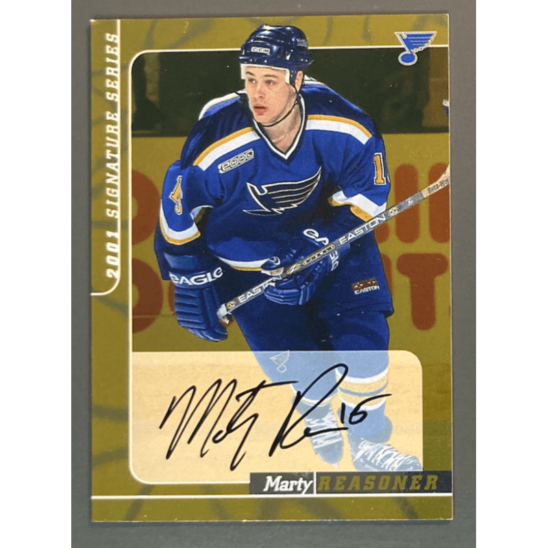 MARTY REASONER 2000-01 BAP Signature Series Autographs Gold - 61