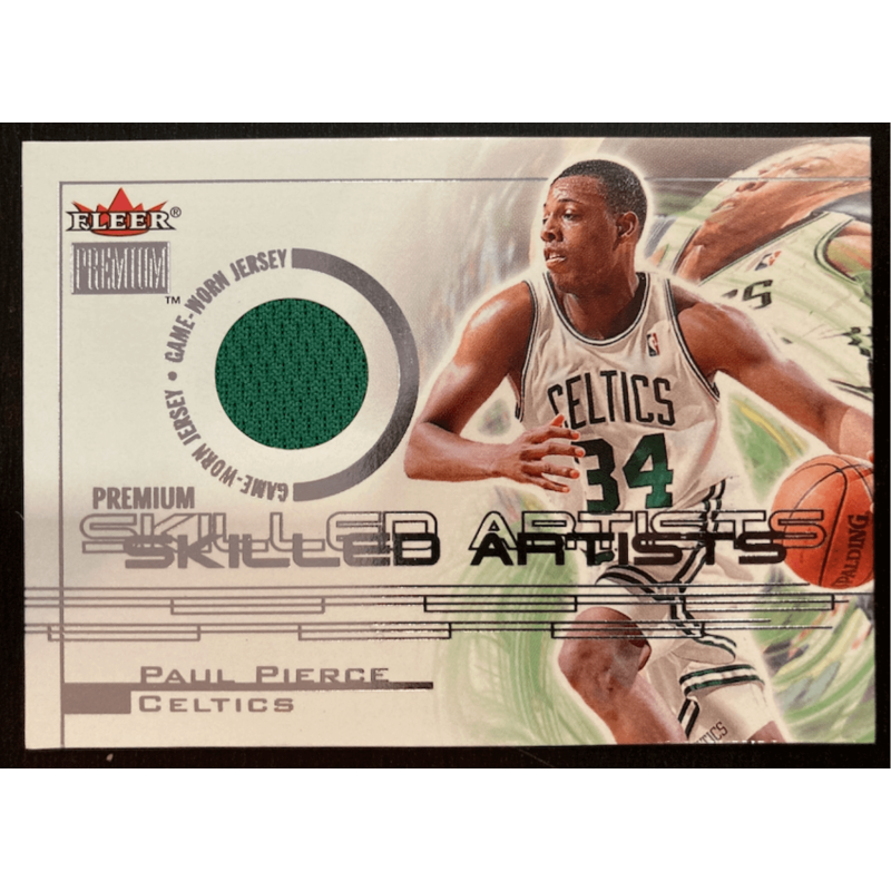 PAUL PIERCE 2000 FLEER PREMIUM SKILLED ARTISTS JERSEY /100