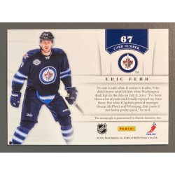 Carte NHL Eric Fehr 2011-12 Panini Contenders Autograph