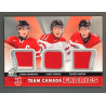 SCHWARTZ / CIZIKAS / ASHTON 2012 SP GAME USED TRIPLE JERSEY