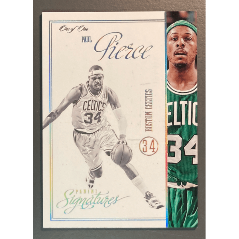 PAUL PIERCE 2012 PANINI SIGNATURES 228 one of one
