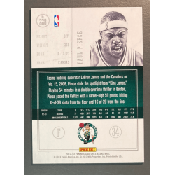 PAUL PIERCE 2012 PANINI SIGNATURES 228 one of one