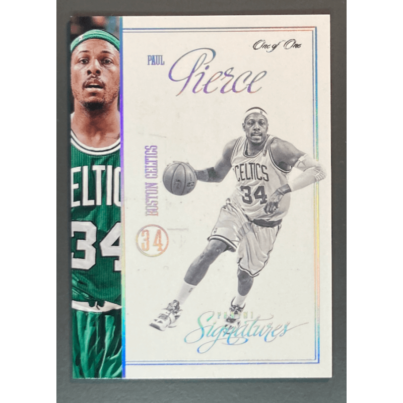 PAUL PIERCE 2012 PANINI SIGNATURES 229 one of one