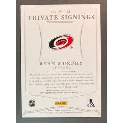 RYAN MURPHY 2013-14 PANINI CERTIFIED AUTOGRAPH 011/199